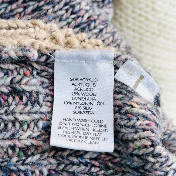 LOFT Modern Patchwork Sweater (size M) - Picture 8 of 14